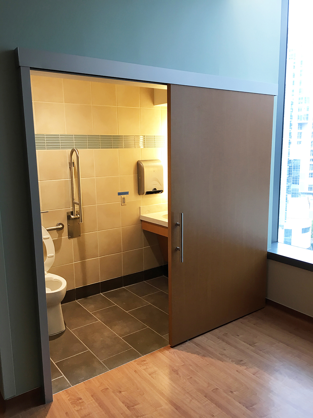 Sliding glass door